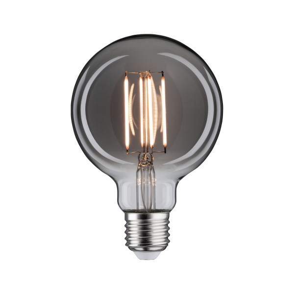 LED Vintage Globe 95 8 Watt E27 Rookglas 360lm 1800K Dimbaar