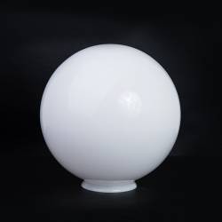 Kunstofbol opaal Ø400mm met kraag gatmaat 149mm €